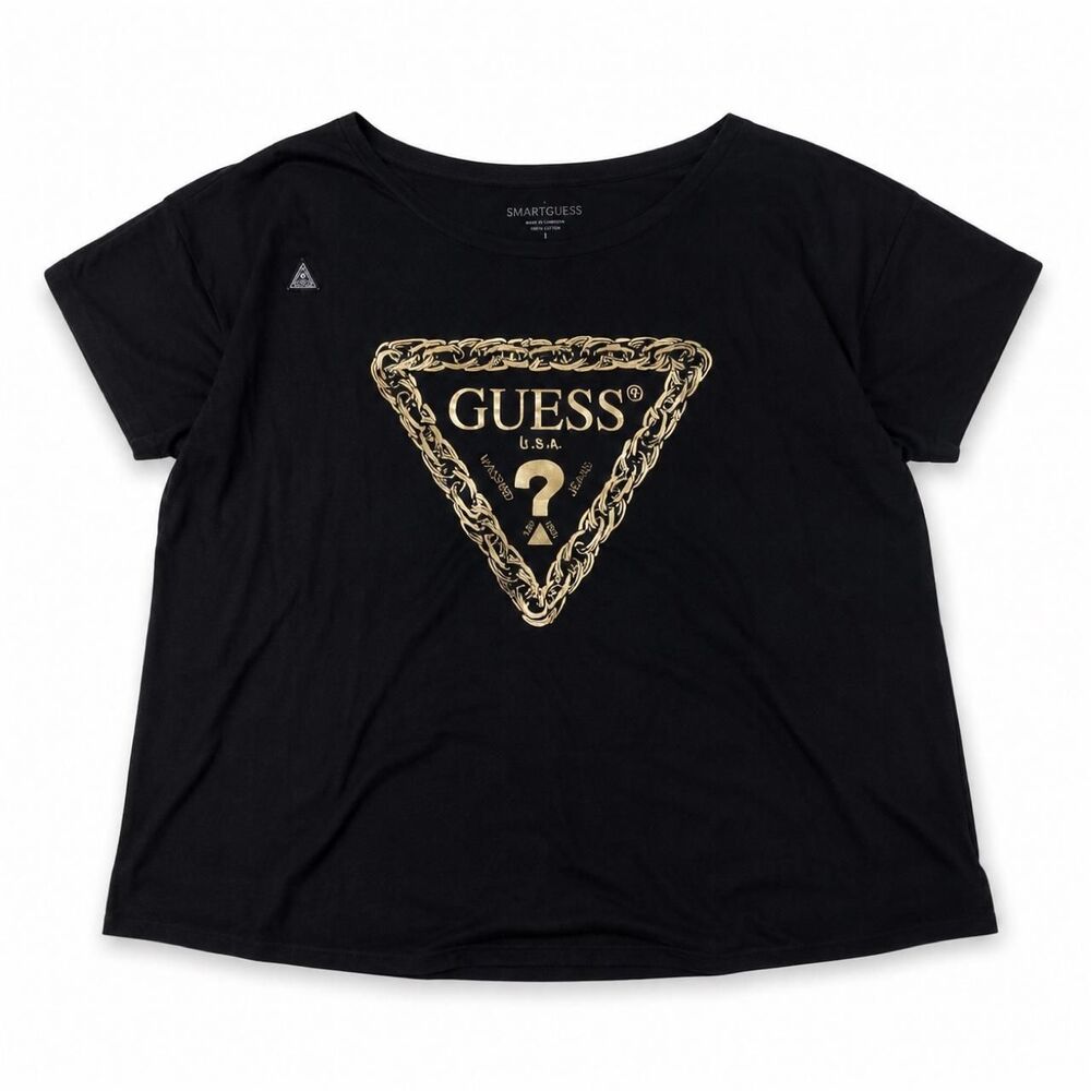 Guess Men's Black T-shirt